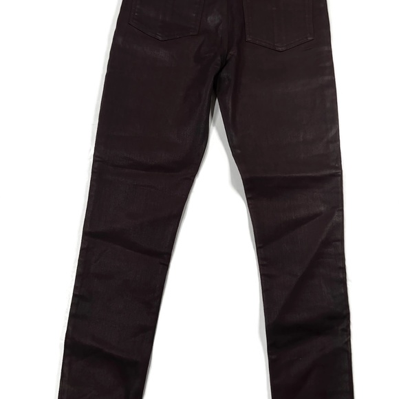 Rag & Bone Womens Nina High Rise Coated Plum Skinny Jeans 29 New NWT $255 Purple - Picture 8 of 11